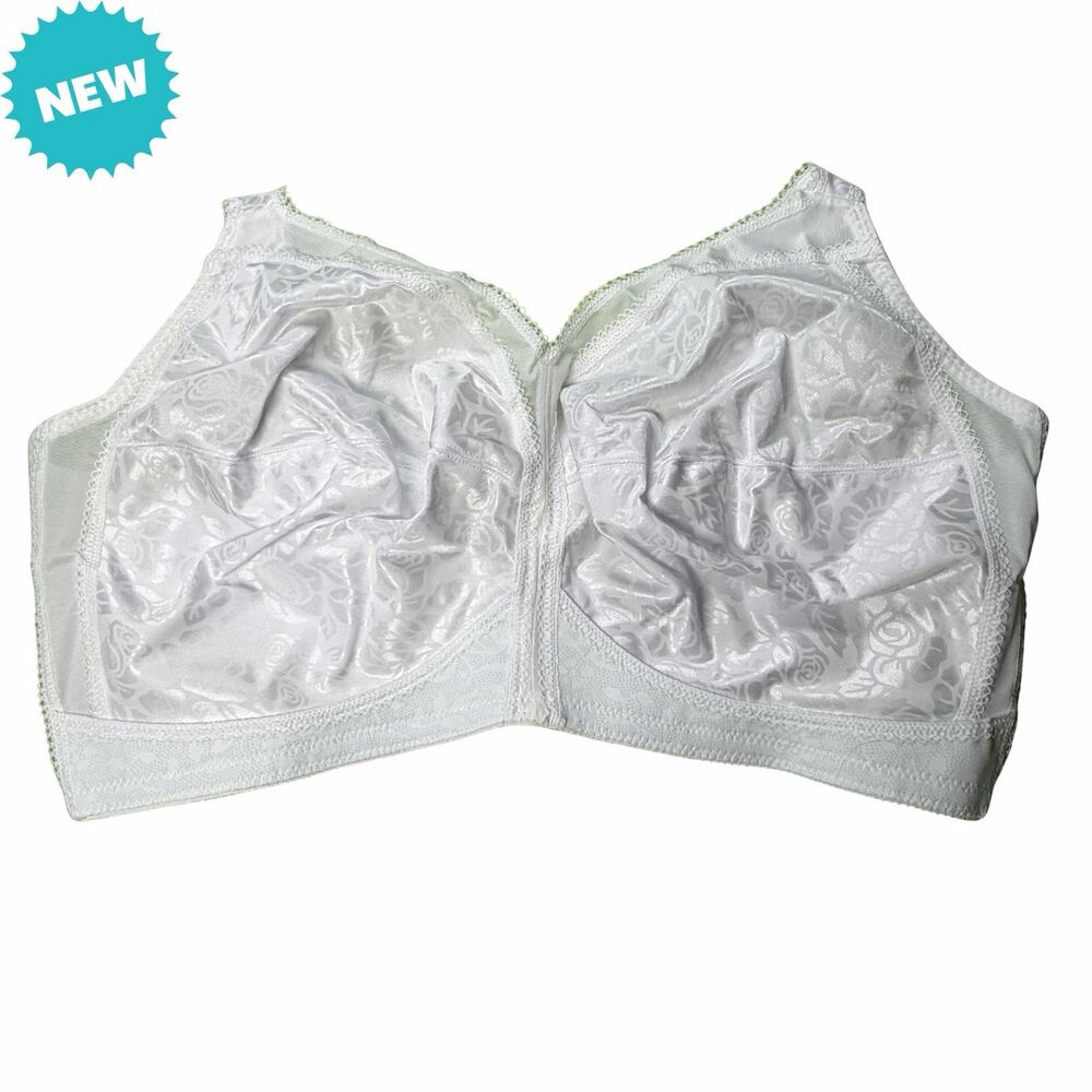 Playtex Bra Womens 48DDD White Wireless Support Smoothing 18 Hour 4693